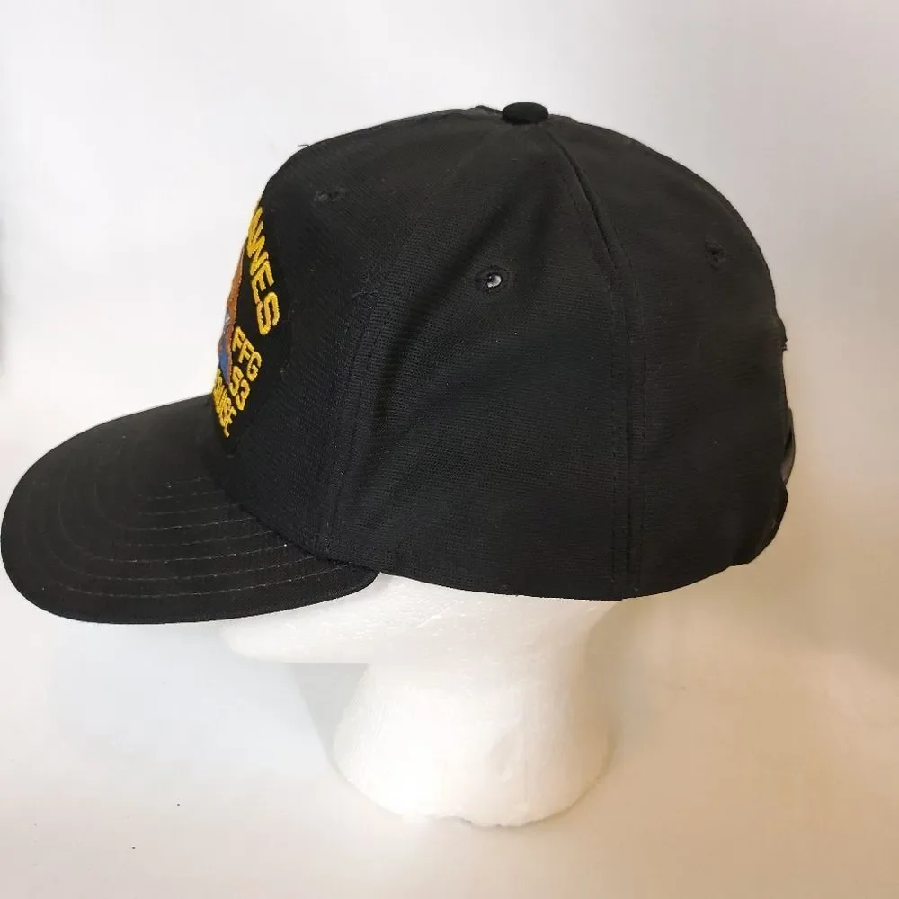 USS HAWES FFG 1989 PERSIAN gulf cruise cap black gold embroidery Dad hat